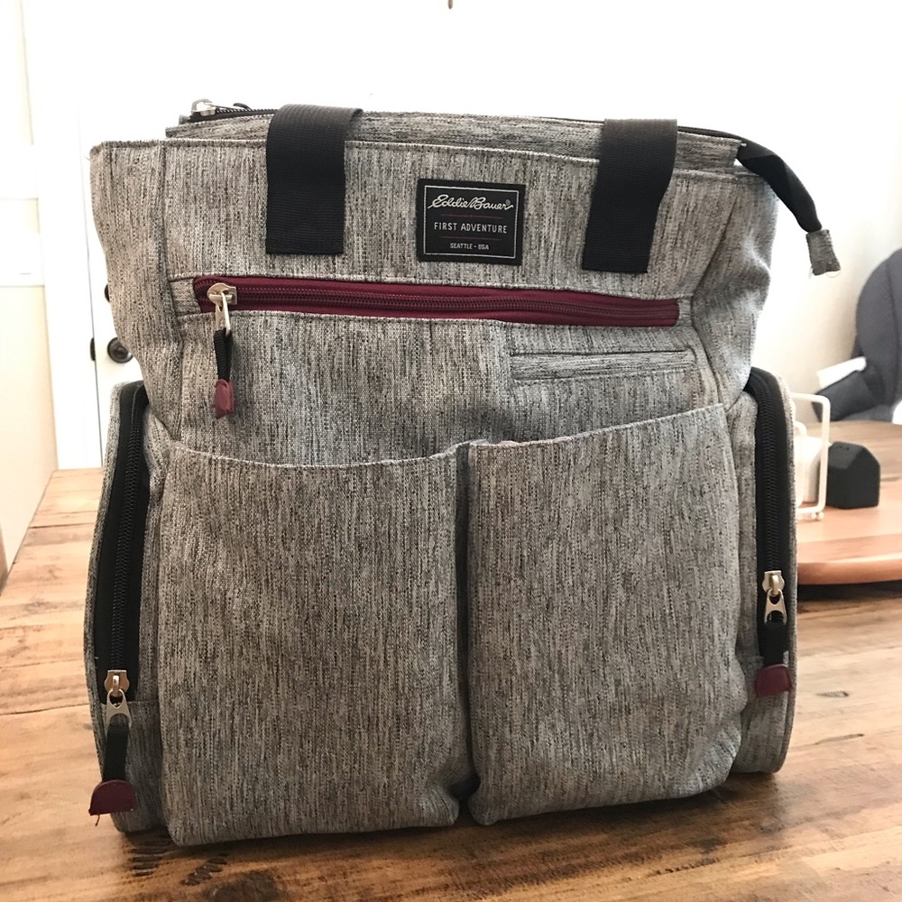 Large Eddie Bauer diaper bag tote